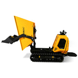 1800lb 420cc  E-start Gas Engine Stand-ON Hydraulic Track Dumper with Self-Loading ,  T80 thumbnail 2