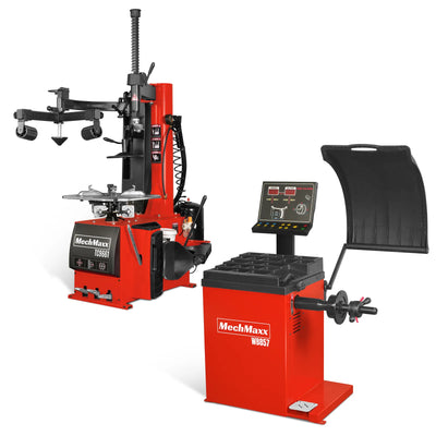 24" Rim Assist Arm Tire Changer Wheel Balancer Bundle,  TC9661,  WB857