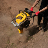 Honda GX100 Tamping Rammer with Wheel Kit, 2250 lb Impact Force Jumping Jack Tamper Compactor for Soil, Gravel, Backfill and Foundation, TR60H thumbnail 4
