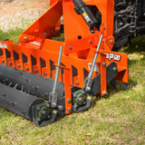 60" Heavy Duty Soil Pulverizer,  Double Spiked Roller,  21 Shanks,  Category 1 and 2,  3 Point Hitch Tractor Attachment,  TSP60D thumbnail 11