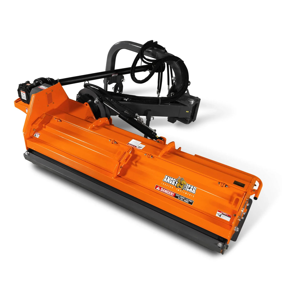 86" Heavy Duty 3 Point Offset Ditch Bank Verge Flail Mower Italy CMR Gearbox,  90-120HP,  PTO Driven,  VBM86