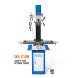 8-1/4"x33'' Industrial Benchtop Mill Drill Machine Brushless Motor, Variable Speed, R8 Spindle, 2 HP, 110V, Compact Milling Drilling Tool for Garage Shop, DIY Metalworking without Stand VM32L thumbnail 2
