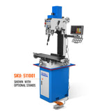 8-1/4"x33'' Industrial Benchtop Mill Drill Machine with DRO, Variable Speed, Brushless Motor, R8 Spindle, 2 HP, 110V, Compact Milling Drilling Tool for Garage Shop, DIY Metalworking without Stand VM32LD thumbnail 12
