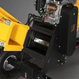 6 inch E-start Zonsen 420cc 15hp Gas Powered 4 - Wheel Drum Wood Chipper with Taillight ,  B150 thumbnail 12