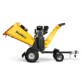 6 inch E-start Zonsen 420cc 15hp Gas Powered 4 - Wheel Drum Wood Chipper with Taillight ,  B150 thumbnail 18