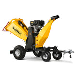 6 inch E-start Zonsen 420cc 15hp Gas Powered 4 - Wheel Drum Wood Chipper with Taillight ,  B150 thumbnail 19