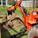 8' Tractor Backhoe Attachment with Hydraulic Thumb,  15" Bucket,  ISO/SAE Switchable Controls,  Self-Contained Hydraulic System,  3 Point Hitch Cat.1 & 2,  20-100 HP,  BH760H thumbnail 5