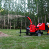 25hp 750cc Twin Cylinder ZONSEN Petrol Engine 7" Hydraulic Feeding Commerical Wood Chipper,  DCH7 thumbnail 3