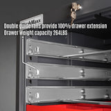 Heavy Duty Modular Drawer Cabinet - 11 Drawer,  59" H x 28.5" W x 28.5" D Tool Storage Organizer,  Steel Construction thumbnail 7