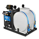 4000 PSI 4 GPM KOHLER E-Start Engine Hot Water Pressure Washer Skid Mounted with 175 Gal Tank,  HPW40KT thumbnail 19