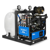 4000 PSI 4 GPM KOHLER E-Start Engine Hot Water Pressure Washer Skid Mounted with 175 Gal Tank,  HPW40KT thumbnail 1