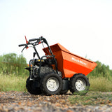 660lbs Capacity 7HP Gas Powered Wheelbarrow  Cart T30 3F+1R Gearbox , T30 thumbnail 4