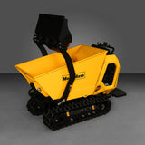 1800lb 420cc  E-start Gas Engine Stand-ON Hydraulic Track Dumper with Self-Loading ,  T80 thumbnail 13