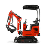 Mini Compact Excavator HONDA GX390 Engine,  65.7" Max. Digging Depth, 1Ton, 2280 LBS Operating Weight,  MEC10 thumbnail 15
