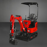 Mini Compact Excavator HONDA GX390 Engine,  65.7" Max. Digging Depth, 1Ton, 2280 LBS Operating Weight,  MEC10 thumbnail 30
