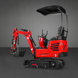 Mini Compact Excavator HONDA GX390 Engine,  65.7" Max. Digging Depth, 1Ton, 2280 LBS Operating Weight,  MEC10 thumbnail 31