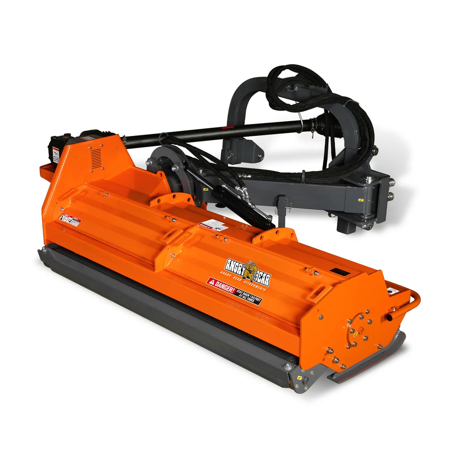 78" Heavy Duty 3 Point Offset Ditch Bank Verge Flail Mower Italy CMR Gearbox,  80-110HP,  PTO Driven,  VBM78
