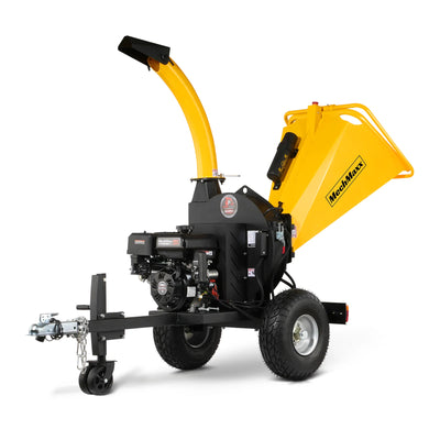 5 inch E-start DUCAR 420cc 15hp Gasoline Engine Powered Disc Wood Chipper with Taillight ,  P4205