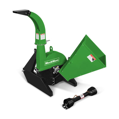 3 Point PTO Wood Chipper Attachment For Tractors Up To 45HP (PTO Shaft Included),  BX42S