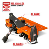 5FT 3-Point Gear Drive Rotary Tiller, 25-50HP Tractor, PTO Shaft Included (With Slip Clutch), Cat. 1 &2 Hookup , RT500 thumbnail 5