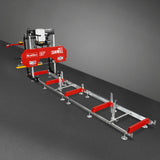 22" Portable Sawmill,  274cc 8.1HP Gasoline Engine,  18" Board Width,  13' Track Length ,  SM-22 thumbnail 22