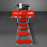 26" Portable Sawmill (5x Blades Included),  459cc 15HP E-Start Gasoline Engine,  20" Board Width,  20' Track Length (13' Track Length + 6.4' Track Extension Included) ,  SM-26 thumbnail 24
