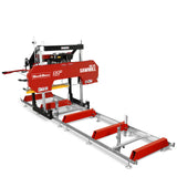 32" Portable Sawmill,  420cc 15HP DUCAR E-Start Gasoline Engine,  29" Board Width,  13' Track Length ,  SM32 thumbnail 18