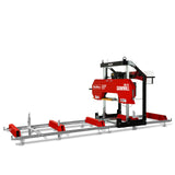 32" Portable Sawmill,  420cc 15HP DUCAR E-Start Gasoline Engine,  29" Board Width,  13' Track Length ,  SM32 thumbnail 22