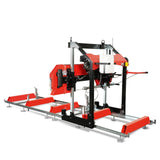 32" Portable Sawmill,  420cc 15HP DUCAR E-Start Gasoline Engine,  29" Board Width,  13' Track Length ,  SM32 thumbnail 21