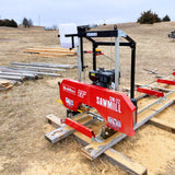 22" Portable Sawmill,  KOHLER 9.5hp 277cc Gasoline Engine,  18" Board Width,  13' Track Length ,  SM-22 thumbnail 2