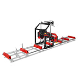 26" Portable Sawmill (5x Blades Included),  459cc 15HP E-Start Gasoline Engine,  20" Board Width,  20' Track Length (13' Track Length + 6.4' Track Extension Included) ,  SM-26 thumbnail 14