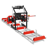 26" Portable Sawmill (5x Blades Included),  459cc 15HP E-Start Gasoline Engine,  20" Board Width,  20' Track Length (13' Track Length + 6.4' Track Extension Included) ,  SM-26 thumbnail 13