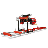 32" Portable Sawmill (5 x Blades Included),   KOHLER CH440 429cc E-Start Gasoline Engine,  26.5" Board Width,  20' Track Length (13' Track Length + 6.4' Track Extension Included) ,  SM-32 thumbnail 32
