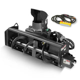 48'' Width, 20" Intake, Hydraulic Snow Blower for Mini Skid Steer, Remote Control Chute Rotation and Deflector, MSB48 thumbnail 15