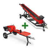 34 Ton Kinetic Log Splitter & Firewood Conveyor Bundle, KT34 & HC2016 thumbnail 1