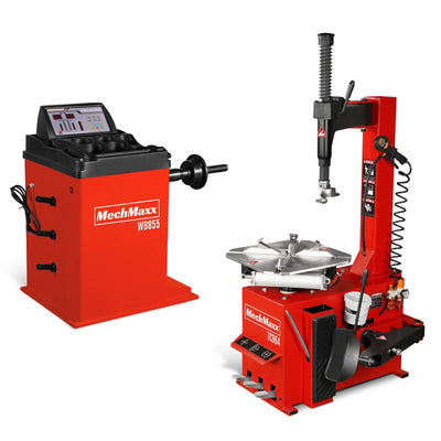 1.5 HP Swing Arm Tire Changer Wheel Balancer Bundle,  TC964,  WB855