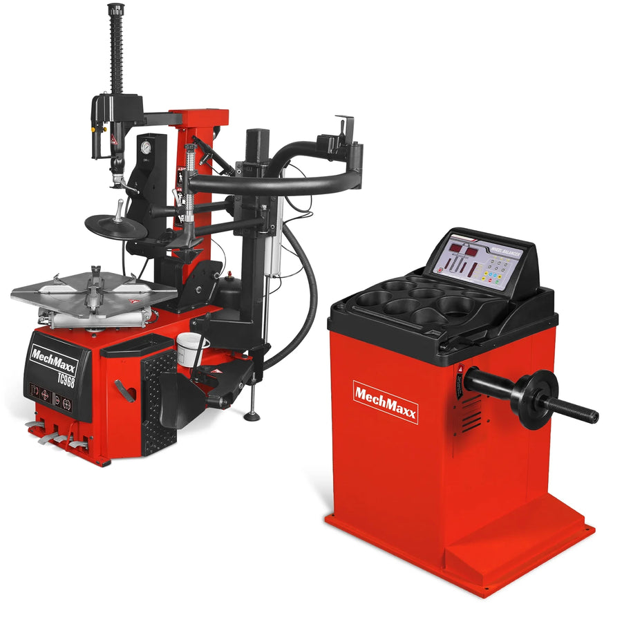 High Performance Tilt Back Tire Changer Wheel Balancer Bundle,  TC9682,  WB855