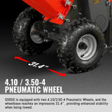 4 inch DUCAR 212cc 7hp Gas Engine Powered Wood Chipper with Towbar,  GS650 thumbnail 6