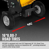 5 inch E-start DUCAR 420cc Gasoline Engine Powered Wood Chipper,  GS1500 thumbnail 9