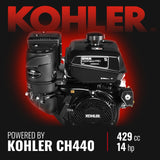 6 inch KOHLER E-Start 429cc 14HP Gasoline Engine Powered Drum Wood Chipper , P4206 thumbnail 9