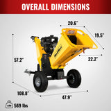 6 inch E-start B&S VANGUARD 408cc 14hp Gasoline Engine Powered Drum Wood Chipper,   P4206 thumbnail 5