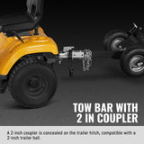 6 inch KOHLER E-Start 429cc 14HP Gas Powered 4 - Wheel Drum Wood Chipper with Taillight ,  B150 thumbnail 13