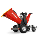 6 inch KOHLER E-Start 429cc 14HP Gas Powered 4 - Wheel Drum Wood Chipper with Taillight ,  B150 thumbnail 29