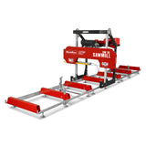 MechMaxx 36" MAX Portable Sawmill,  750cc 25HP ZONSEN V-Twin Engine,  36" Board Width,  20' Track Length,  ( 10 x Blades Included ) SM36MAX thumbnail 23